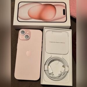 Pink Apple iPhone 15